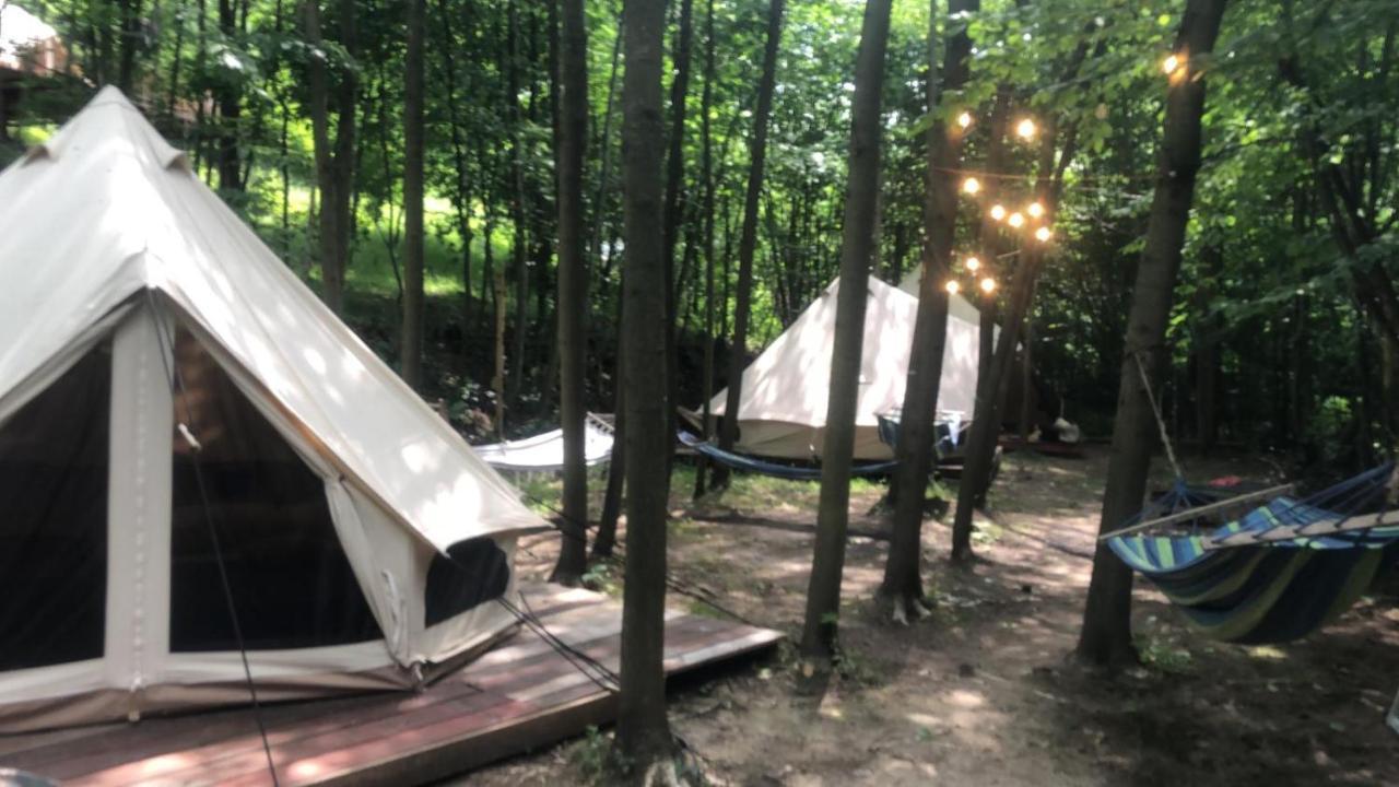 Hotel Glampspace - Szlak Beskidzki Międzybrodzie Bialskie Exteriér fotografie