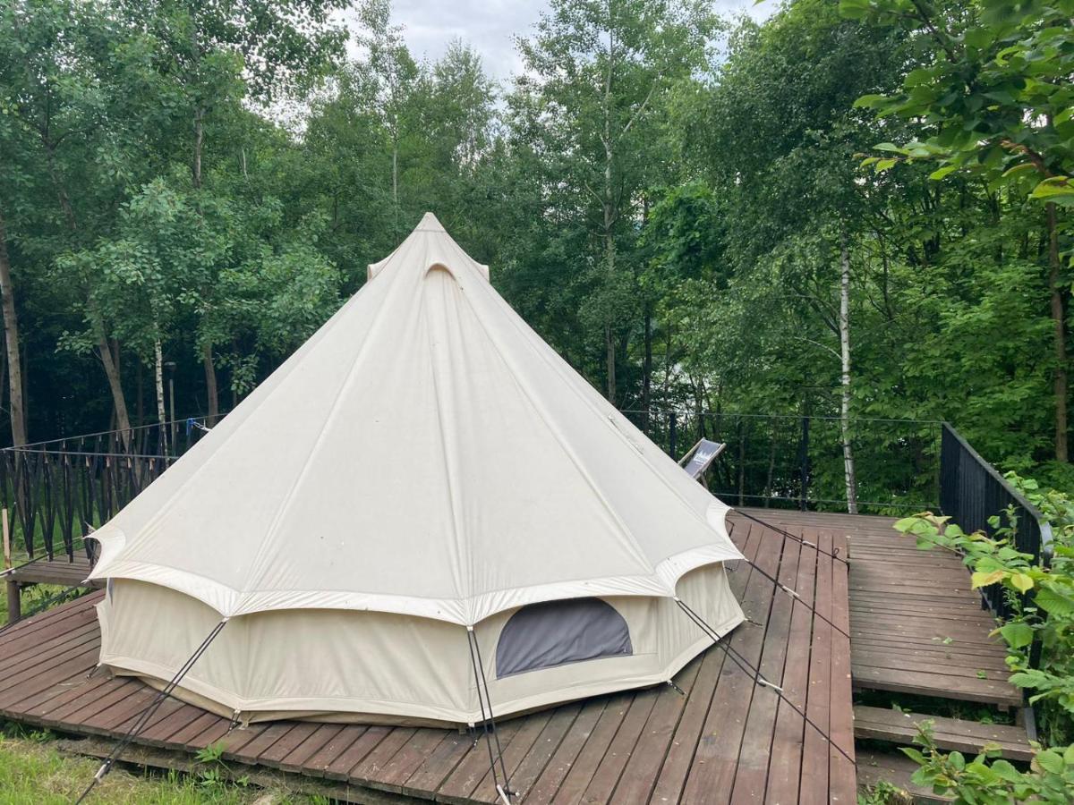 Hotel Glampspace - Szlak Beskidzki Międzybrodzie Bialskie Exteriér fotografie